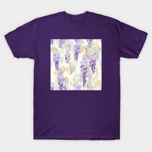 Pastel wisteria pattern T-Shirt